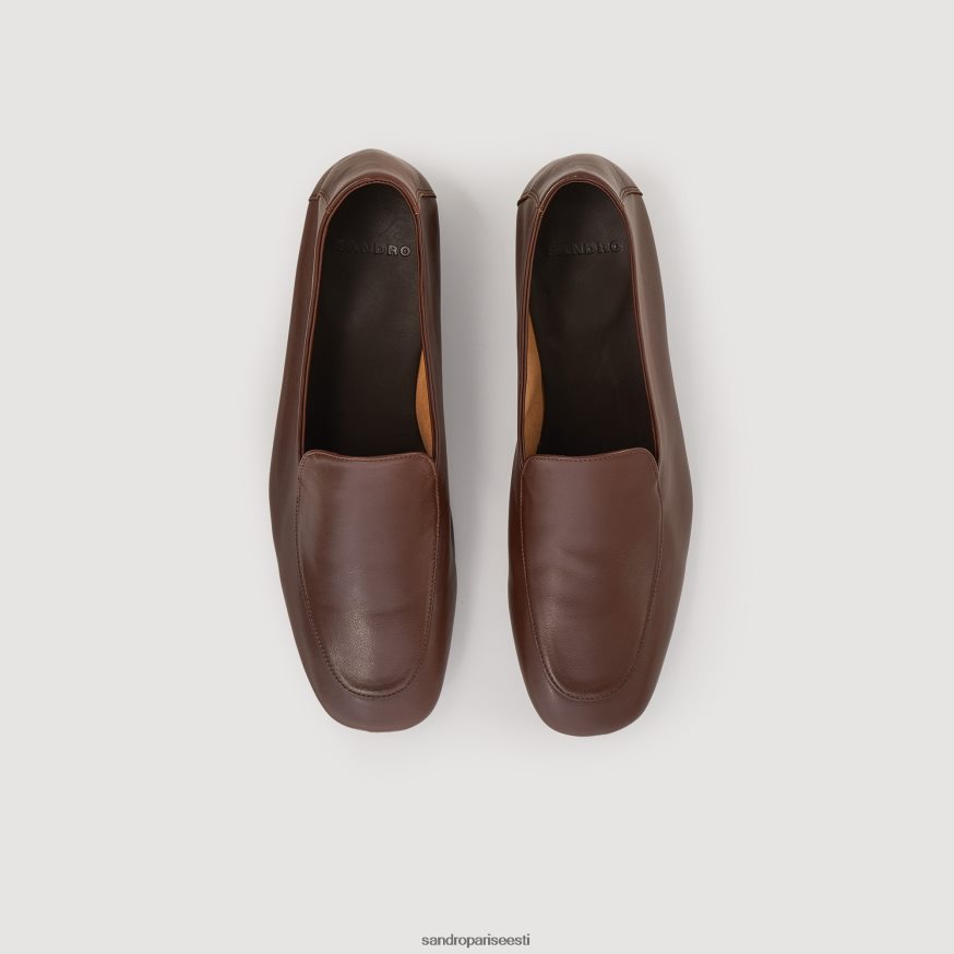Sandro Paris jalatsid mehed nahast pätsid BN4RF854 pruun