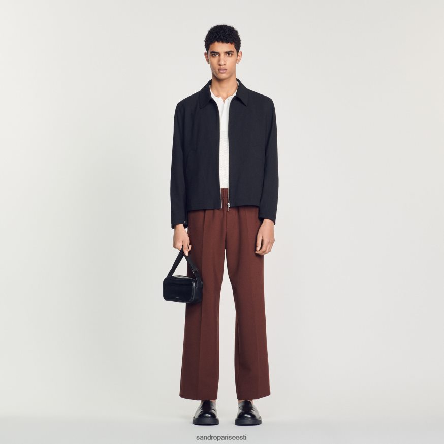 Sandro Paris kehakate mehed lukuga jope BN4RF714 must