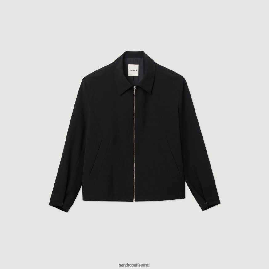 Sandro Paris kehakate mehed lukuga jope BN4RF714 must