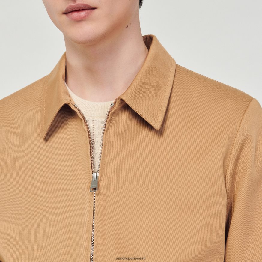 Sandro Paris kehakate mehed puuvillane jope BN4RF601 beež