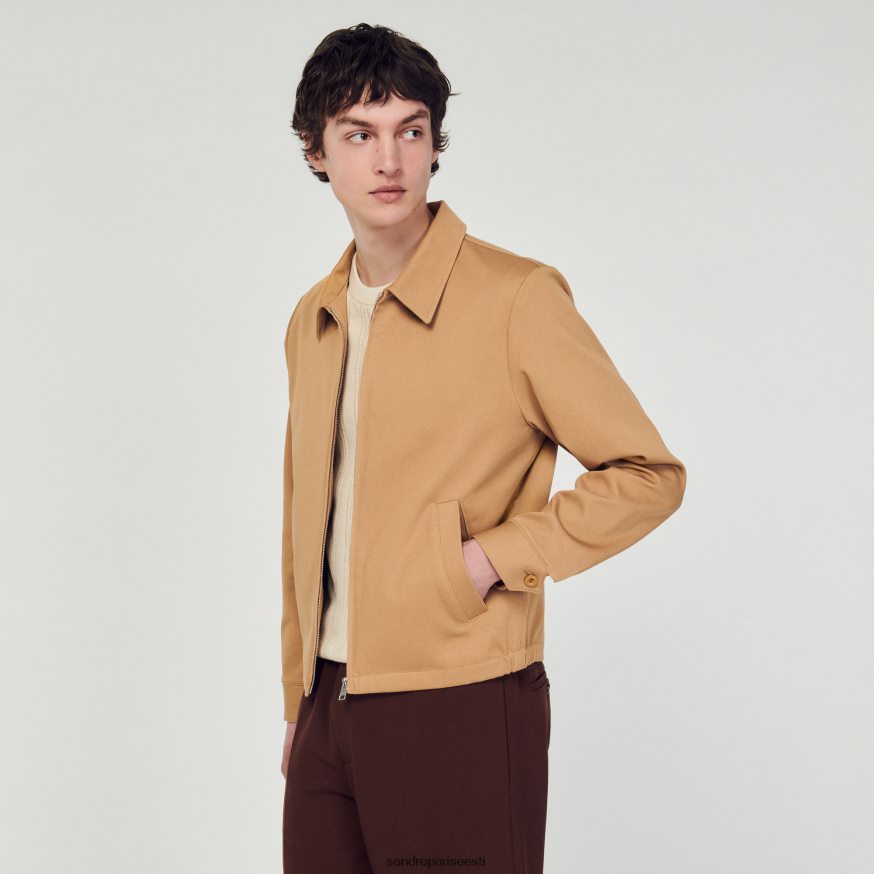 Sandro Paris kehakate mehed puuvillane jope BN4RF601 beež