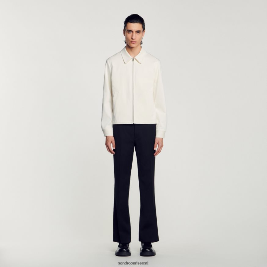 Sandro Paris kehakate mehed puuvillane jope BN4RF602 ekru