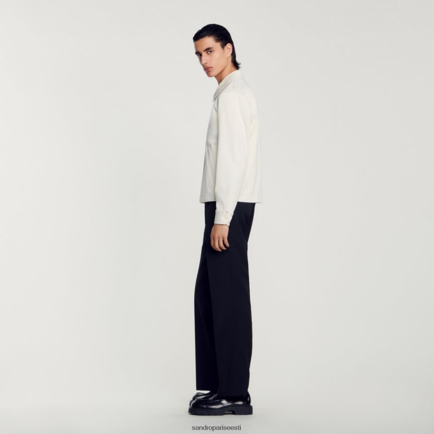 Sandro Paris kehakate mehed puuvillane jope BN4RF602 ekru