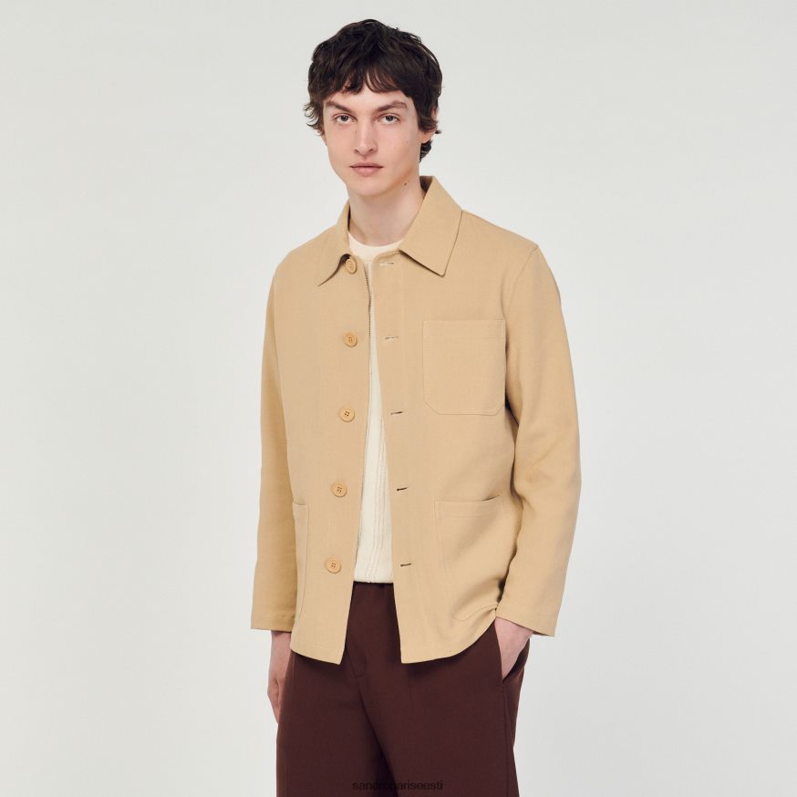 Sandro Paris kehakate mehed töölise jope BN4RF765 beež