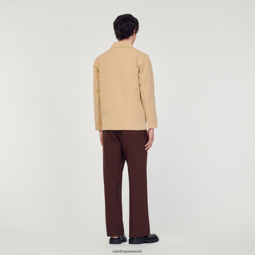 Sandro Paris kehakate mehed töölise jope BN4RF765 beež