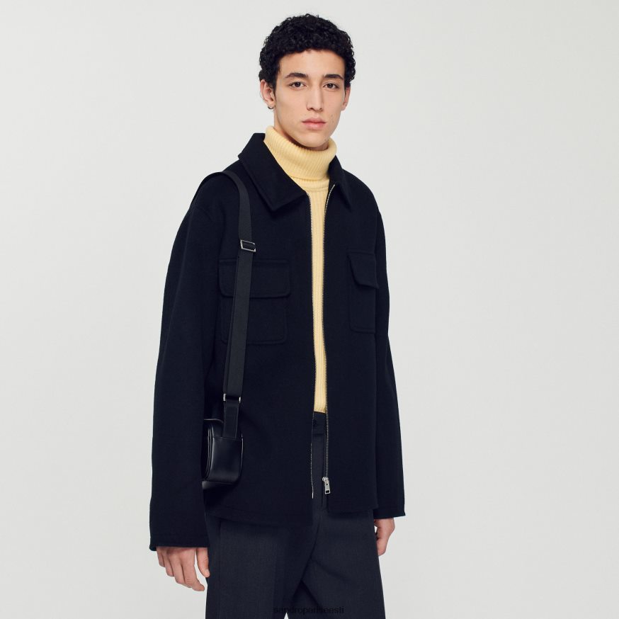 Sandro Paris kehakate mehed villane jope BN4RF682 must