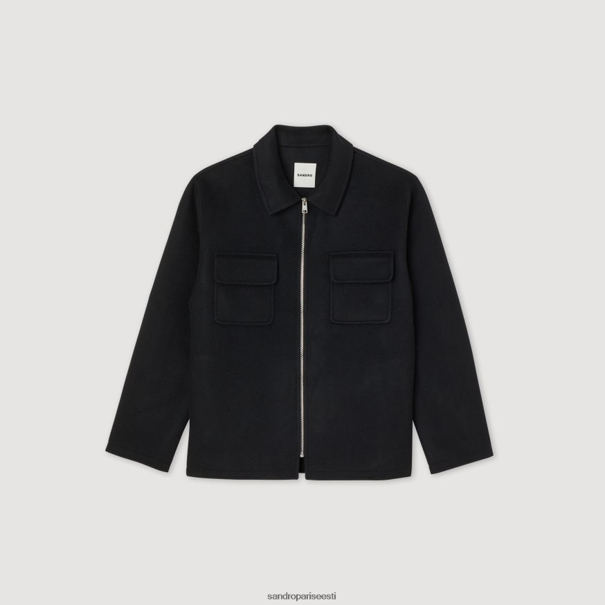 Sandro Paris kehakate mehed villane jope BN4RF682 must