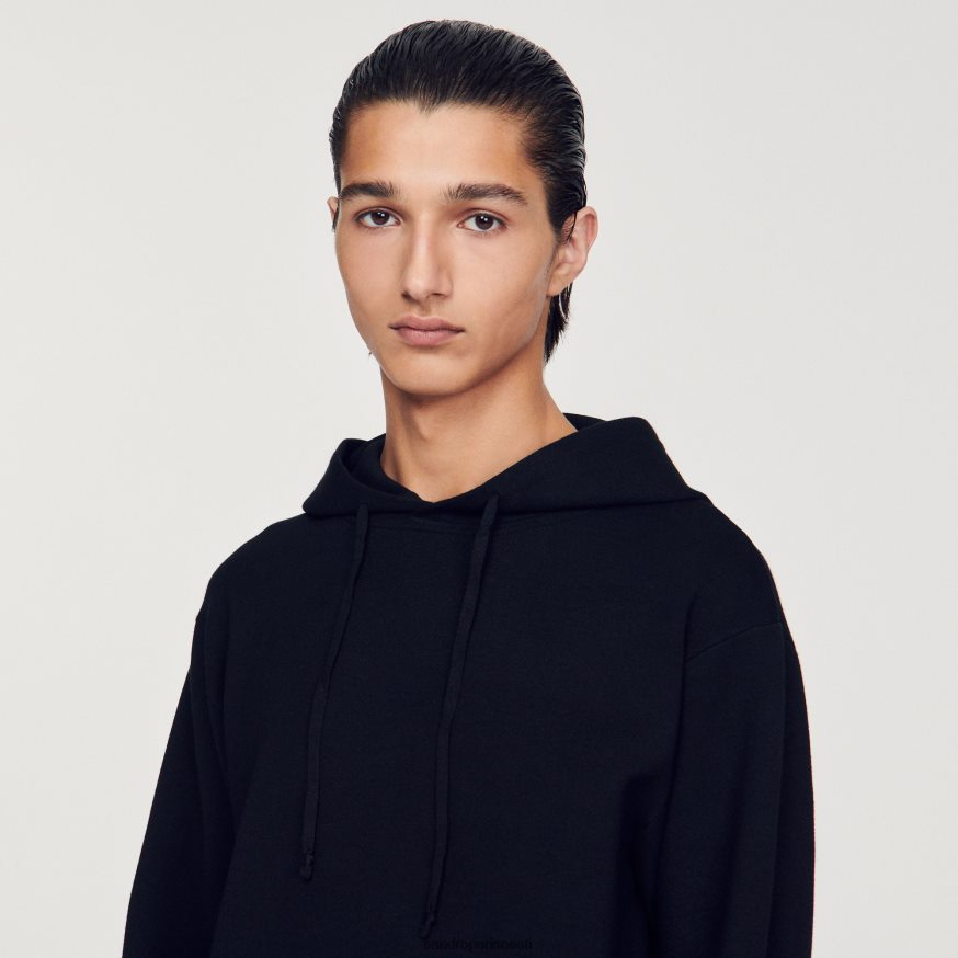 Sandro Paris kehakate mehed koo kapuuts BN4RF659 must