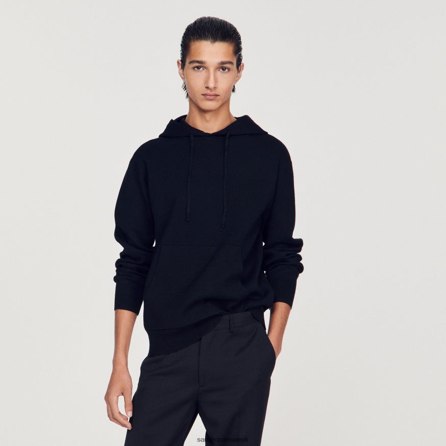 Sandro Paris kehakate mehed koo kapuuts BN4RF659 must