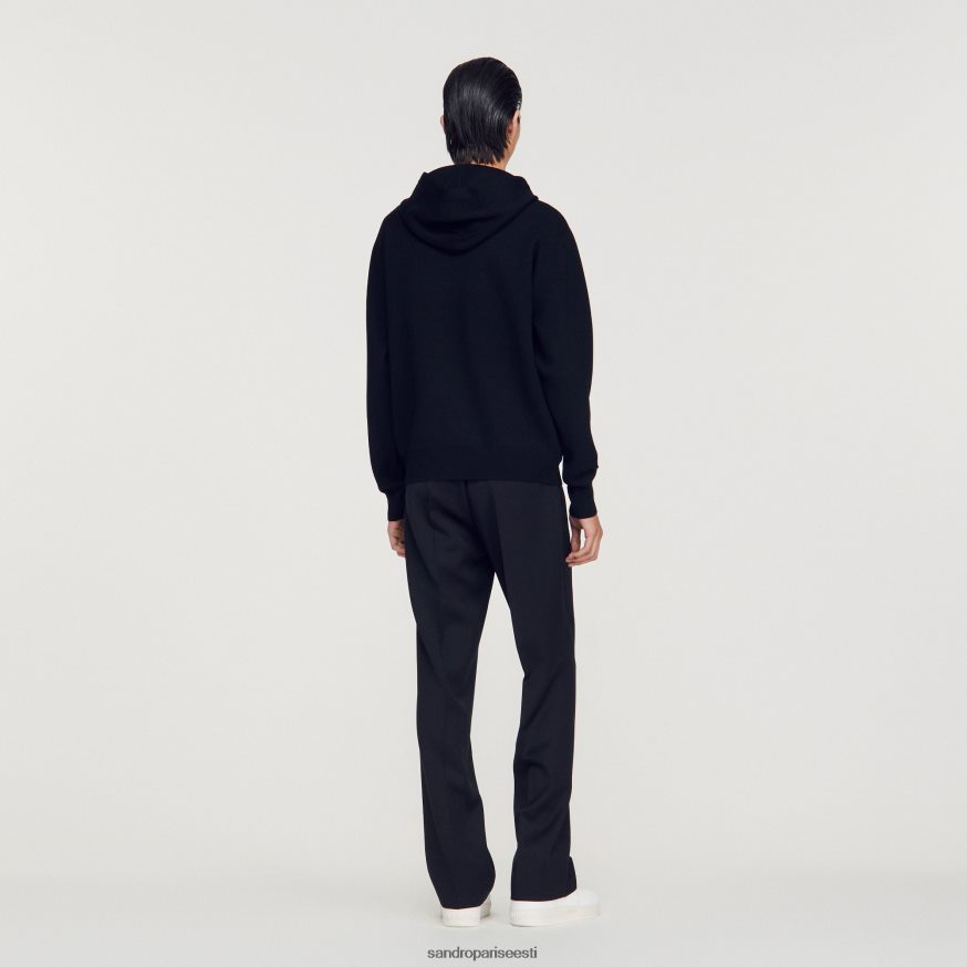 Sandro Paris kehakate mehed koo kapuuts BN4RF659 must