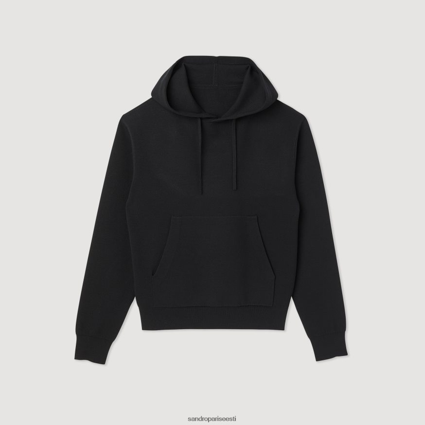 Sandro Paris kehakate mehed koo kapuuts BN4RF659 must