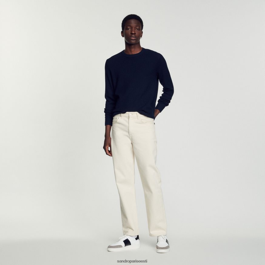 Sandro Paris kehakate mehed villane kampsun BN4RF687 mereväe sinine