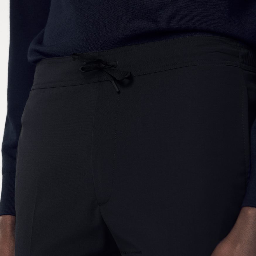 Sandro Paris kehakate mehed elastse vöökohaga püksid BN4RF657 mereväe sinine