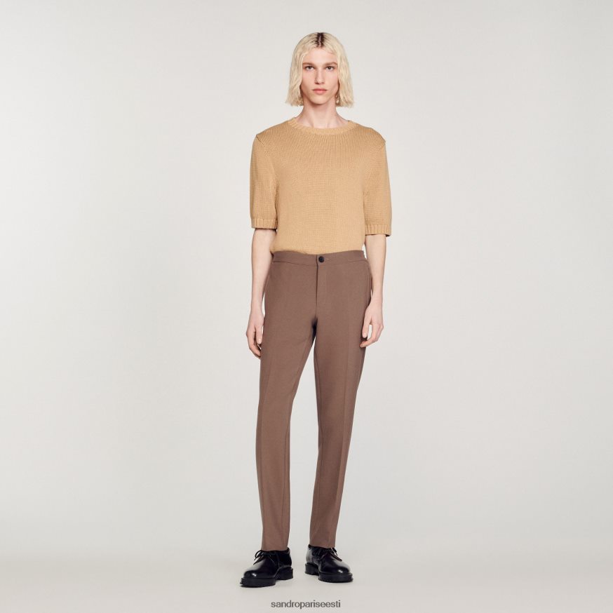 Sandro Paris kehakate mehed jersey püksid BN4RF762 üks värv