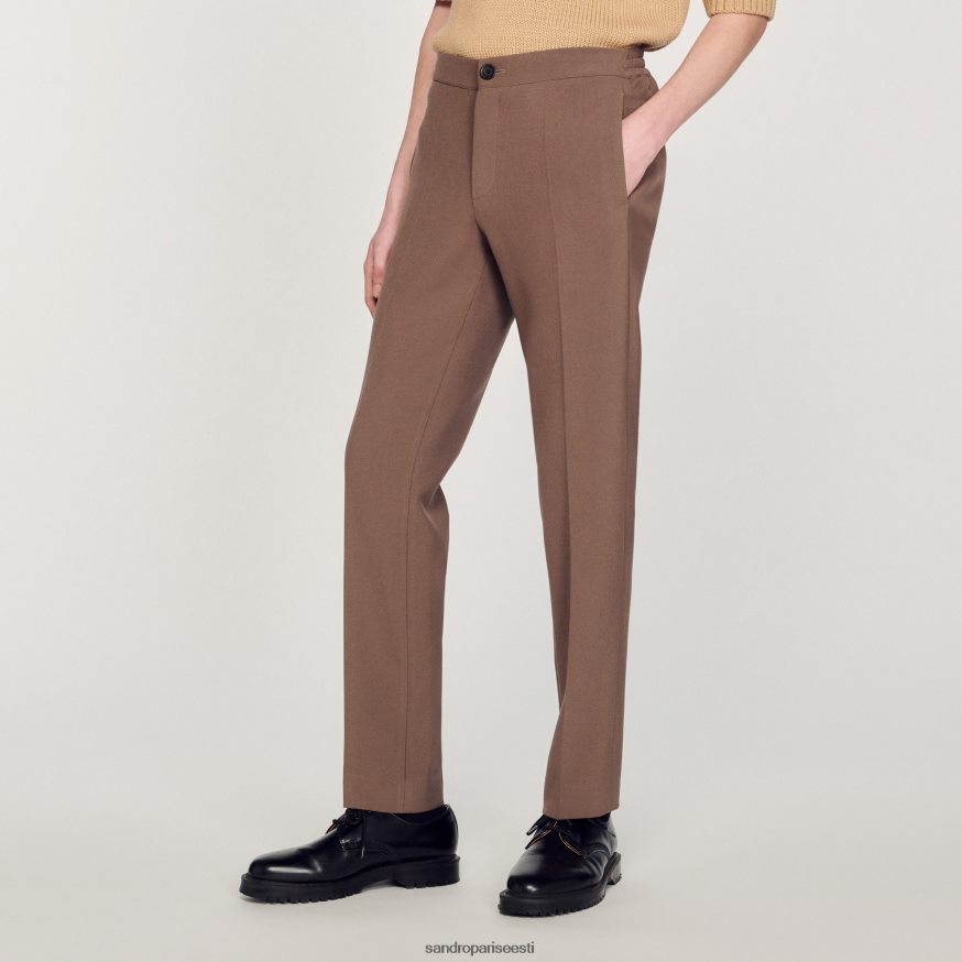 Sandro Paris kehakate mehed jersey püksid BN4RF762 üks värv