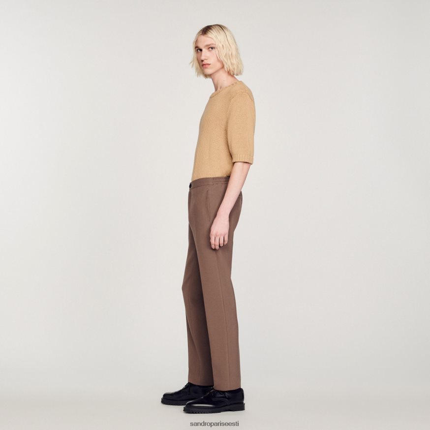 Sandro Paris kehakate mehed jersey püksid BN4RF762 üks värv