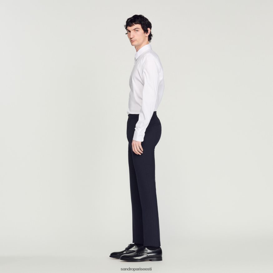 Sandro Paris kehakate mehed jersey püksid BN4RF785 mereväe sinine