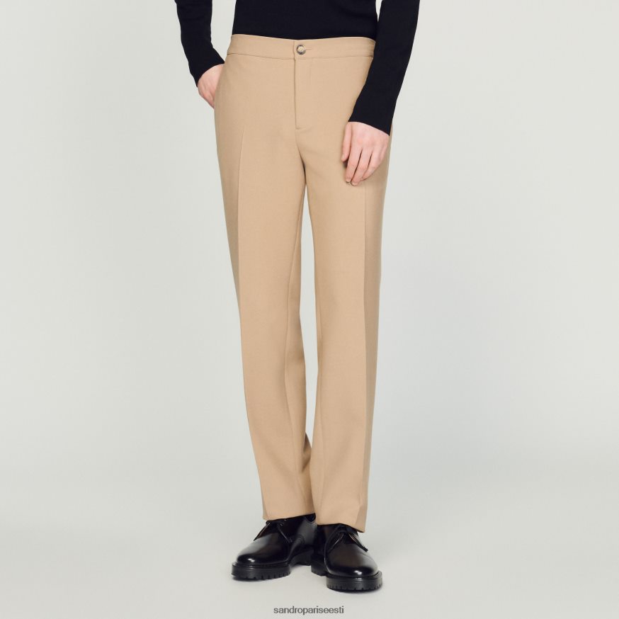 Sandro Paris kehakate mehed jersey püksid BN4RF825 beež