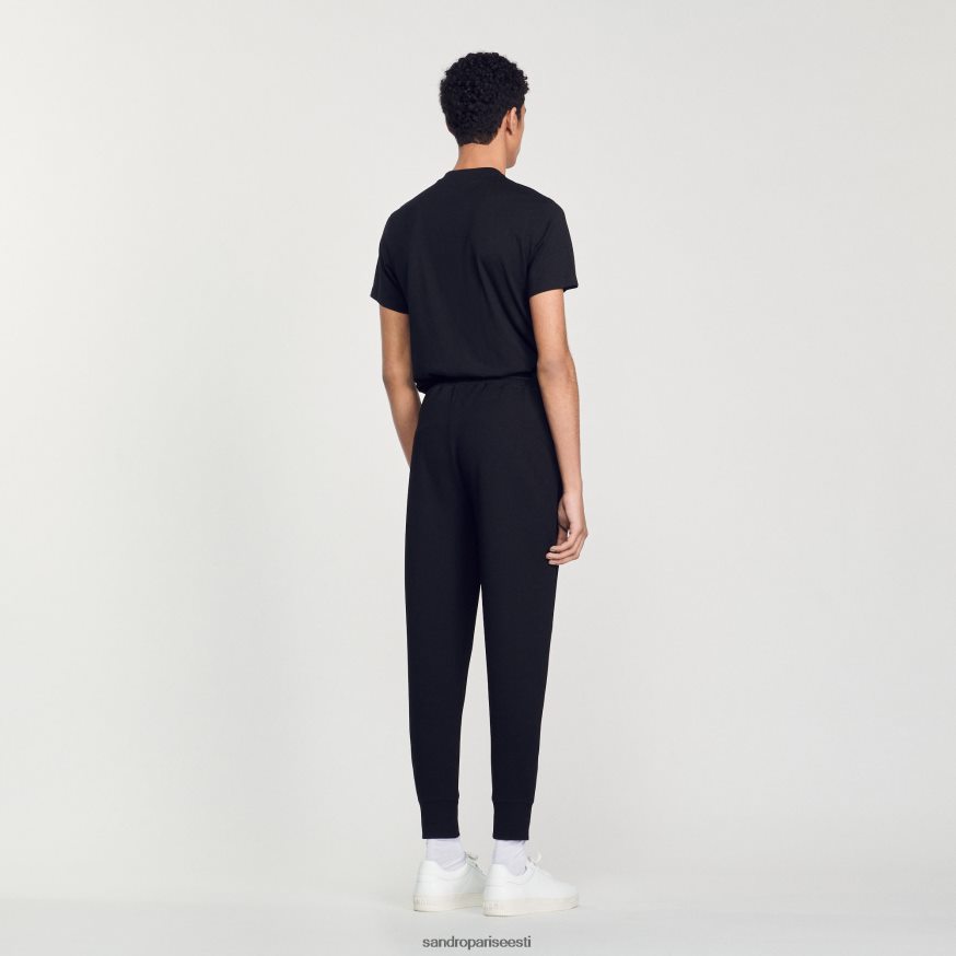 Sandro Paris kehakate mehed kootud jooksupüksid BN4RF634 must