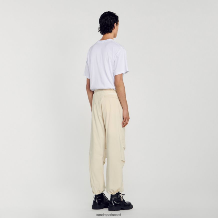 Sandro Paris kehakate mehed langevarjupüksid BN4RF593 ekru