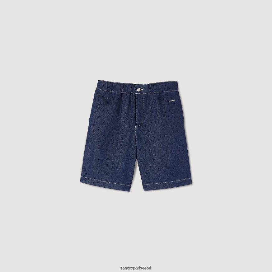 Sandro Paris kehakate mehed teksapüksid BN4RF604 toores teksariidest