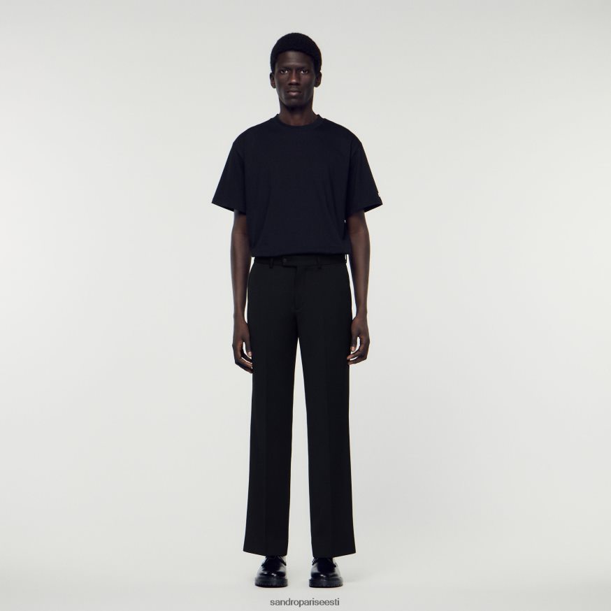 Sandro Paris kehakate mehed villasegu püksid BN4RF640 must