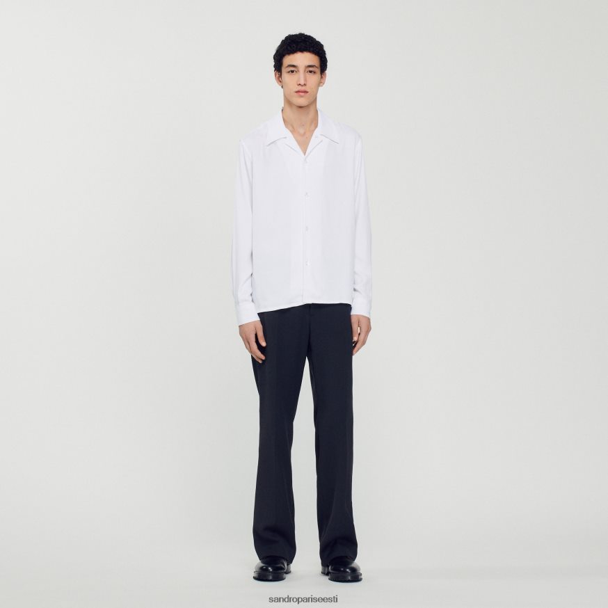 Sandro Paris kehakate mehed hõljuv laialikraega särk BN4RF744 üks värv