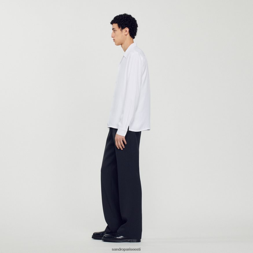 Sandro Paris kehakate mehed hõljuv laialikraega särk BN4RF744 üks värv