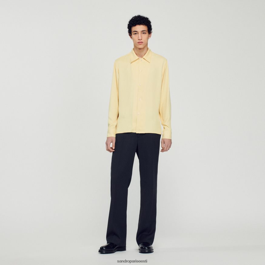 Sandro Paris kehakate mehed hõljuv laialikraega särk BN4RF780 üks värv