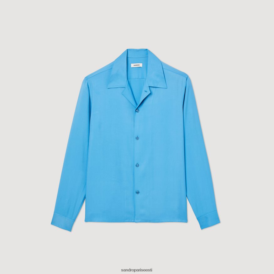 Sandro Paris kehakate mehed hõljuv laialikraega särk BN4RF787 üks värv