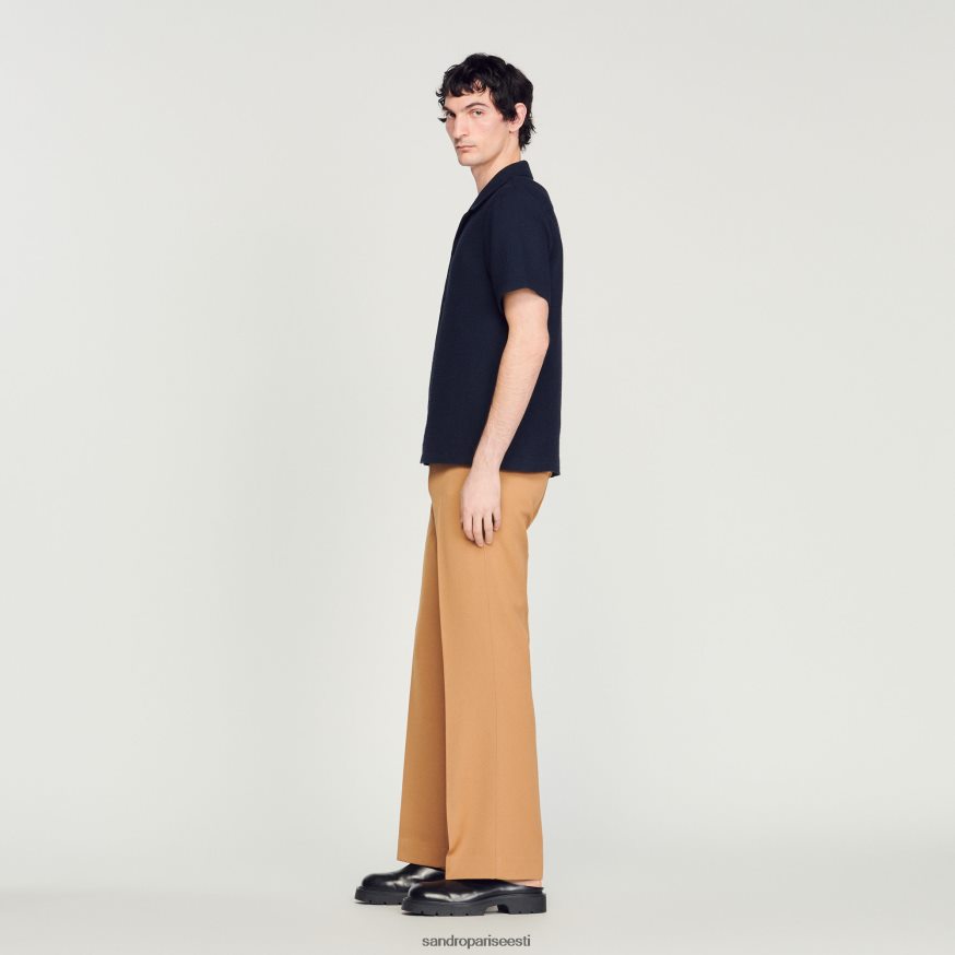 Sandro Paris kehakate mehed kärgstruktuuriga särk BN4RF641 mereväe sinine