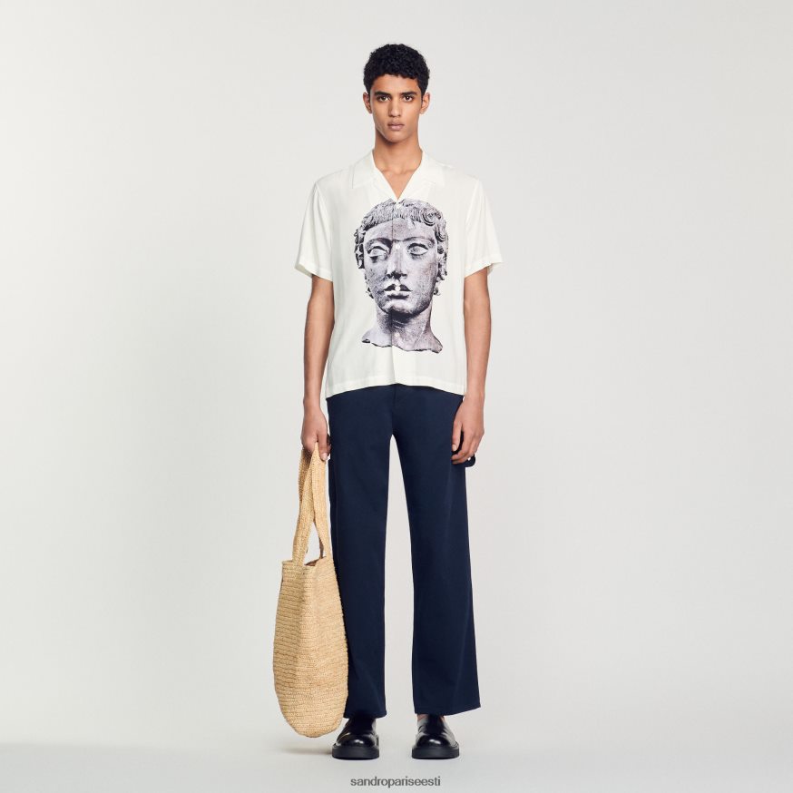 Sandro Paris kehakate mehed kuju särk BN4RF701 ekru