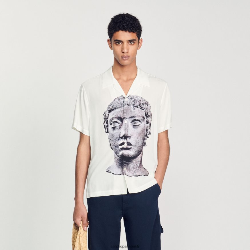 Sandro Paris kehakate mehed kuju särk BN4RF701 ekru