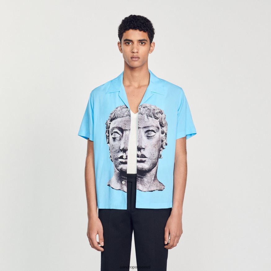 Sandro Paris kehakate mehed kuju särk BN4RF722 taevasinine