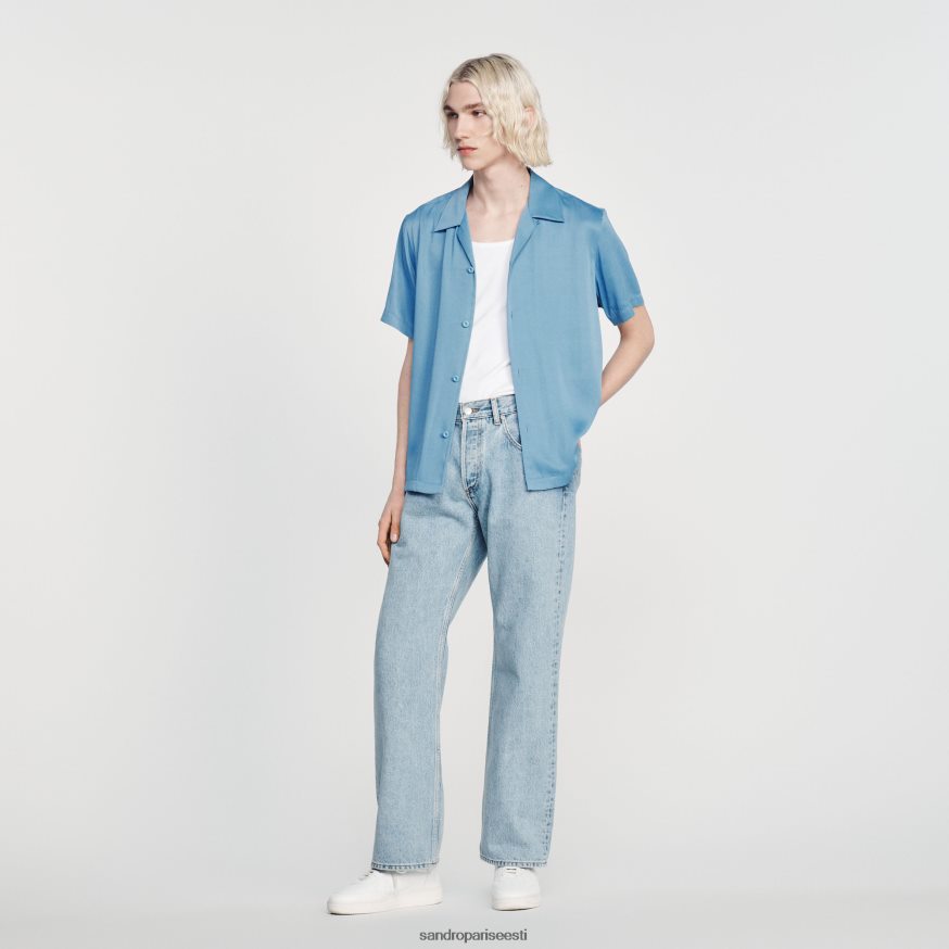 Sandro Paris kehakate mehed lühikeste varrukatega särk BN4RF734 üks värv