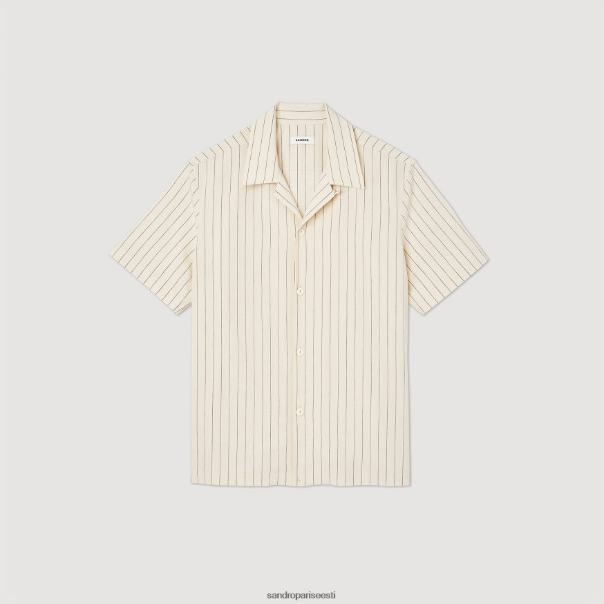 Sandro Paris kehakate mehed lühikeste varrukatega särk BN4RF784 beež