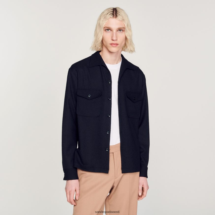 Sandro Paris kehakate mehed lahtine särk BN4RF699 üks värv