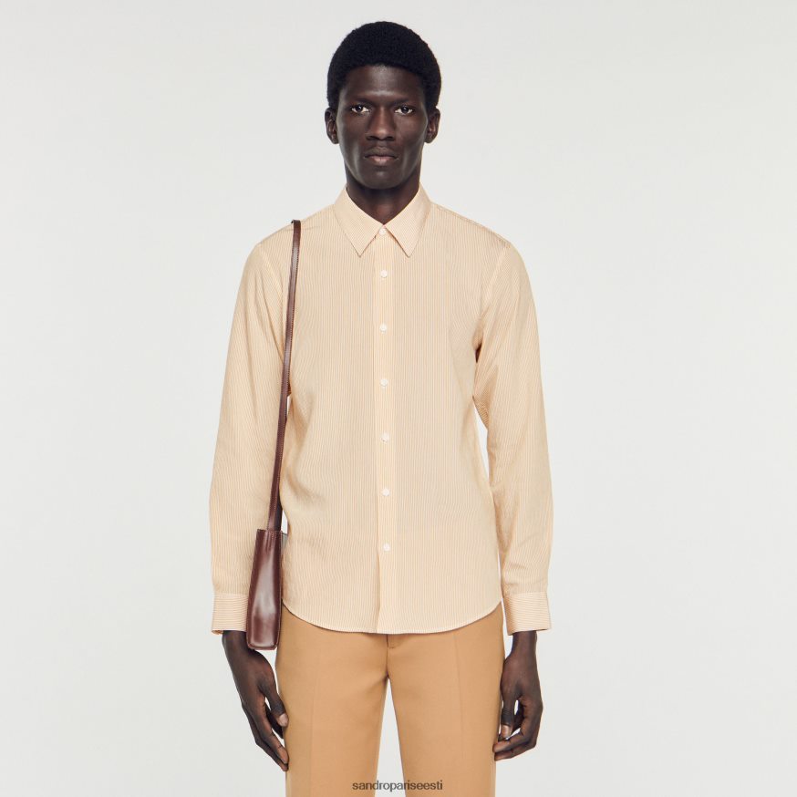 Sandro Paris kehakate mehed triibuline särk BN4RF696 heleroosa