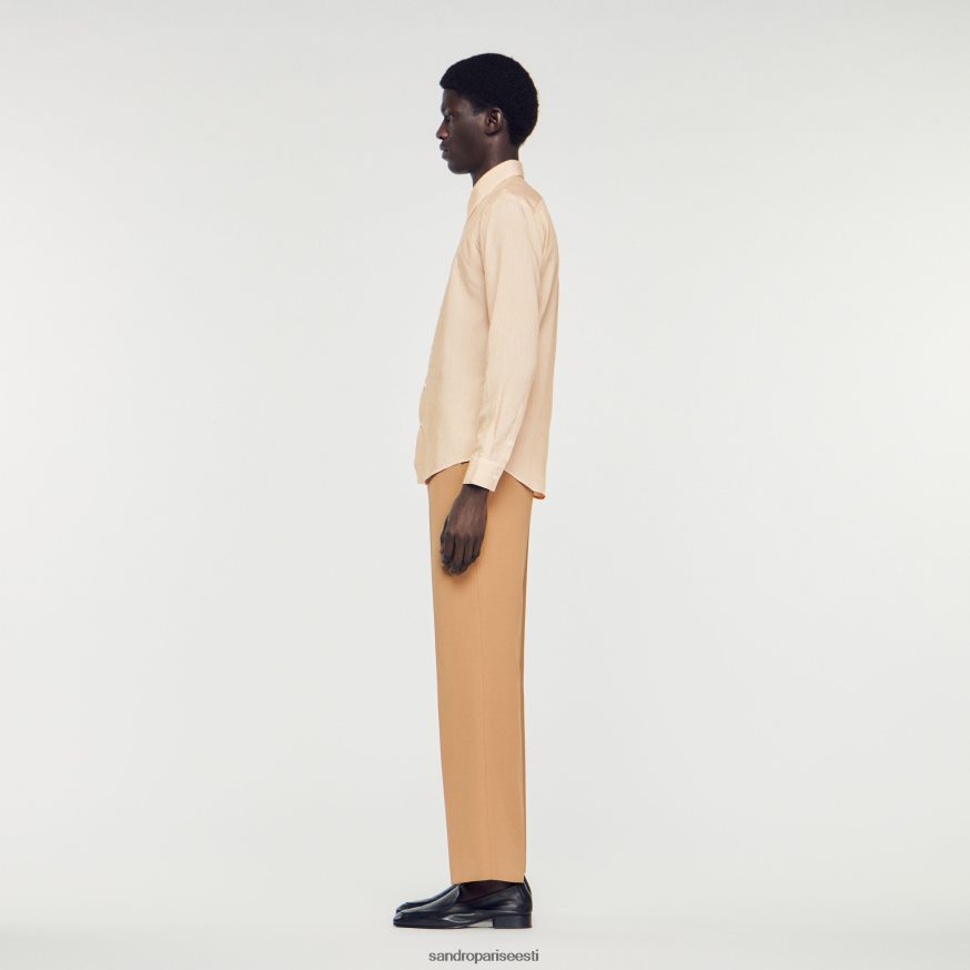 Sandro Paris kehakate mehed triibuline särk BN4RF696 heleroosa