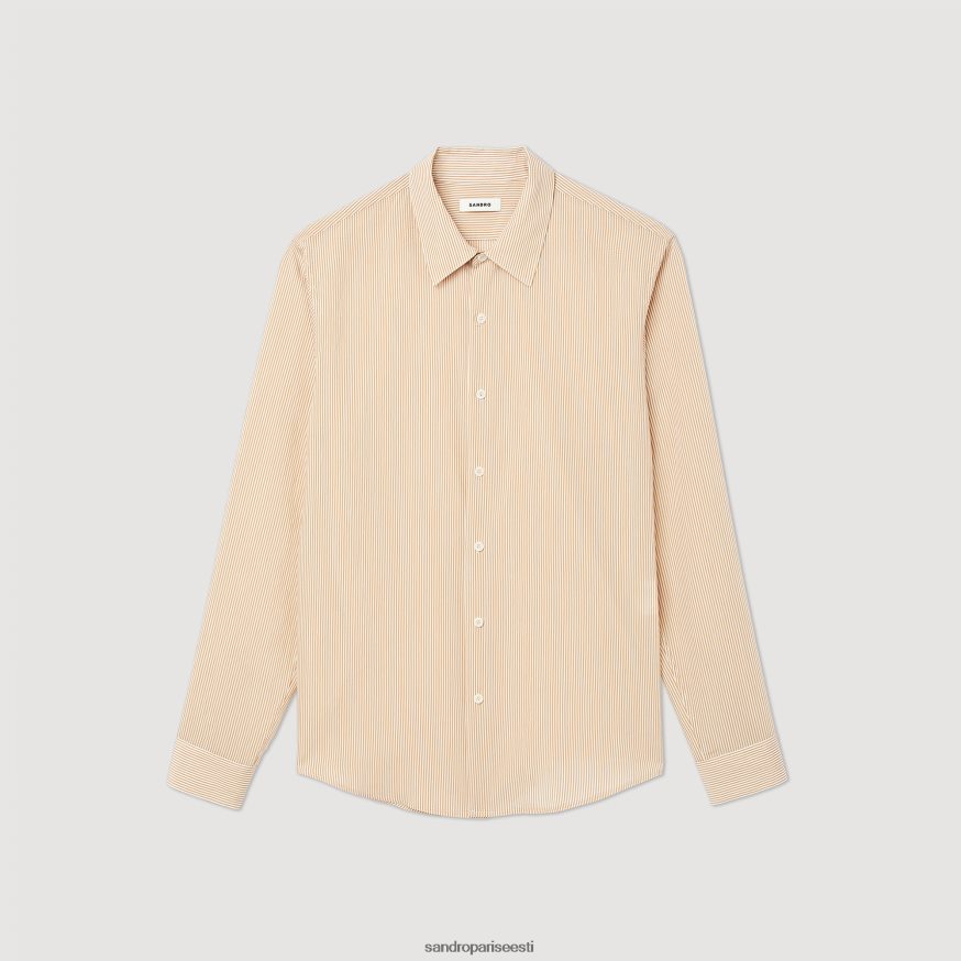 Sandro Paris kehakate mehed triibuline särk BN4RF696 heleroosa