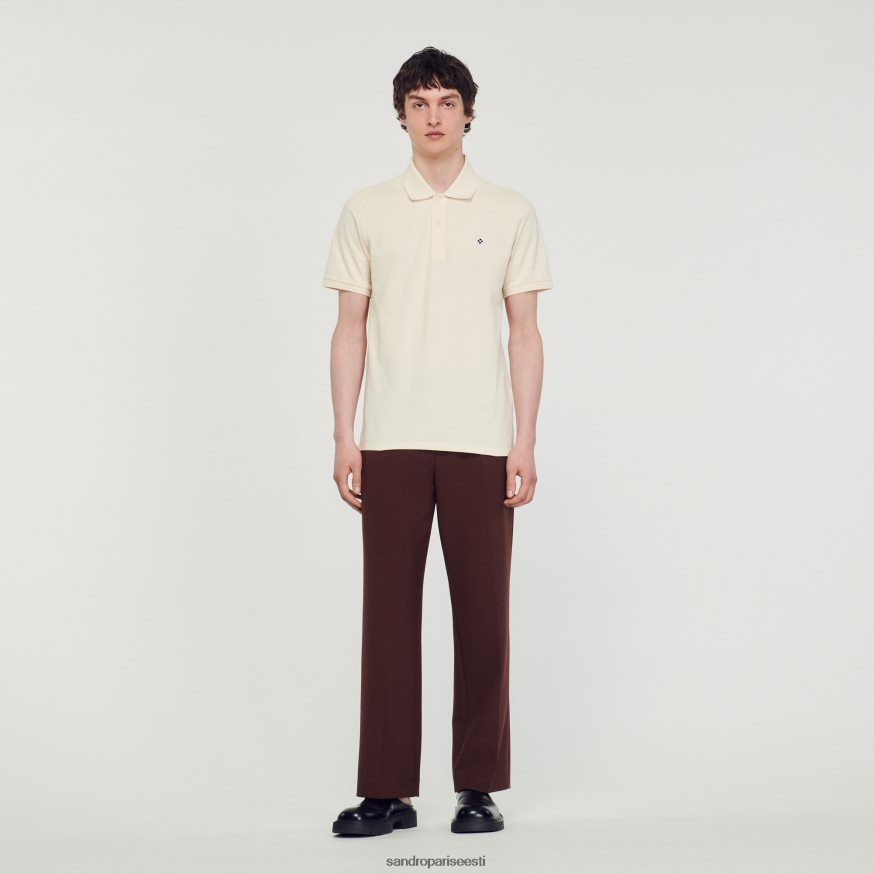 Sandro Paris kehakate mehed ruudukujulise ristiga polosärk BN4RF730 üks värv