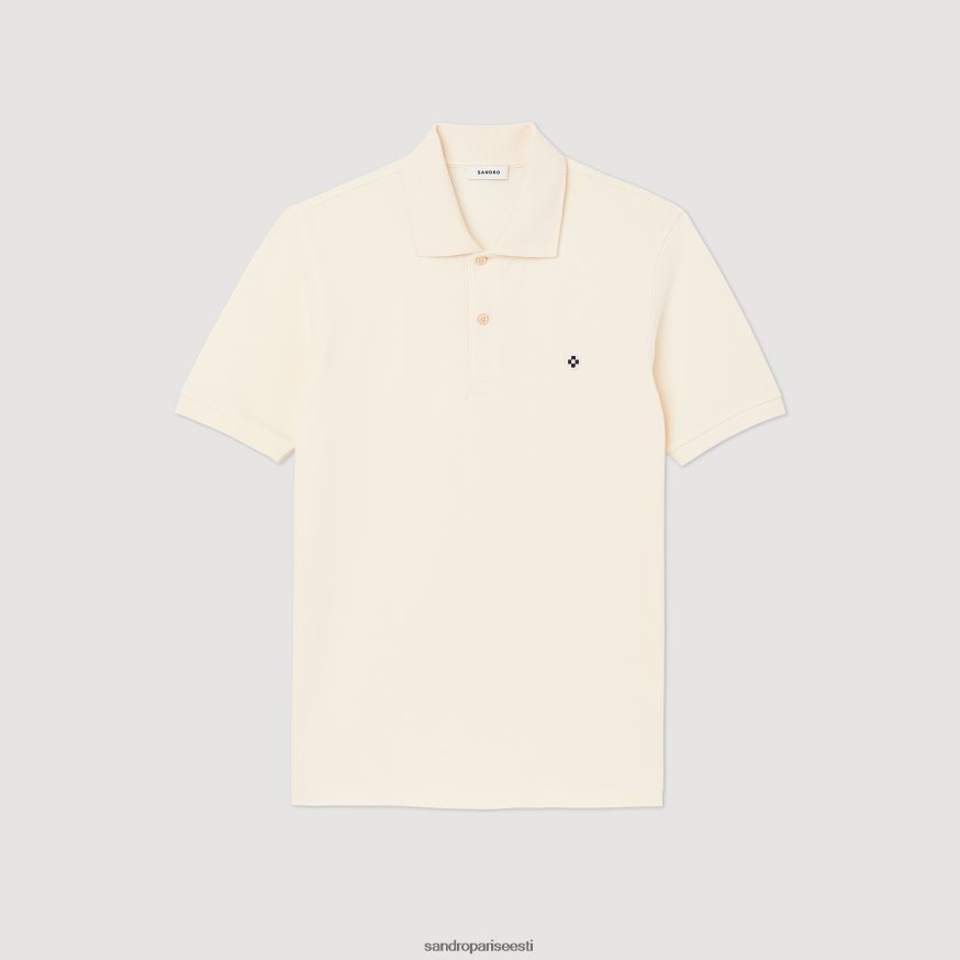 Sandro Paris kehakate mehed ruudukujulise ristiga polosärk BN4RF730 üks värv