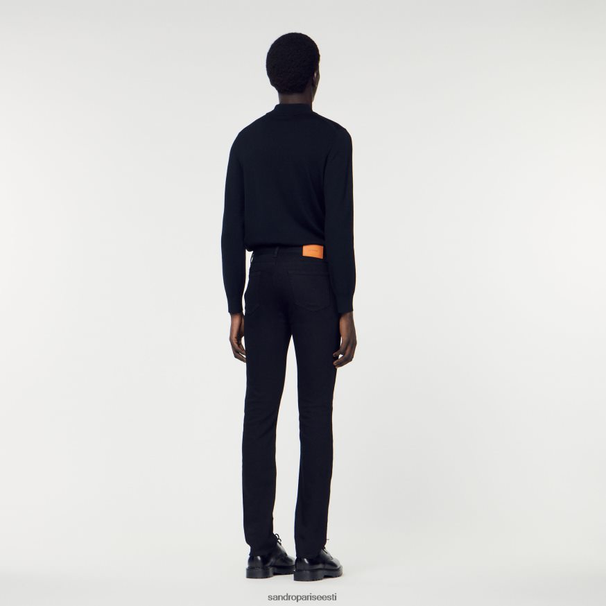 Sandro Paris kehakate mehed kitsad teksad BN4RF639 must