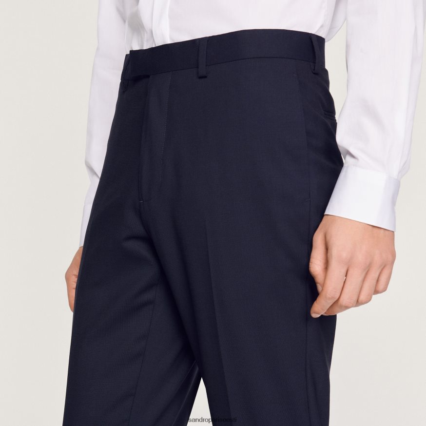 Sandro Paris kehakate mehed ülikonna püksid BN4RF612 mereväe sinine