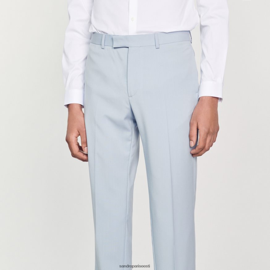 Sandro Paris kehakate mehed ülikonna püksid BN4RF794 helesinine