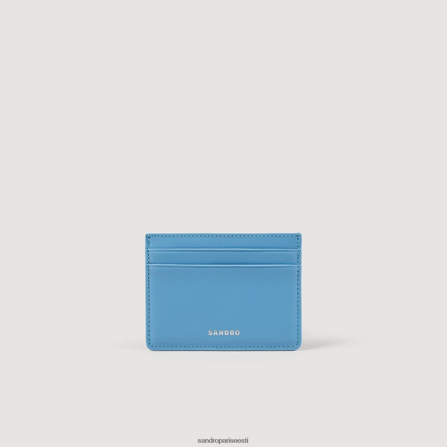 Sandro Paris tarvikud mehed siledast nahast kaardihoidja BN4RF539 sinine
