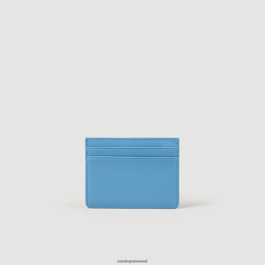 Sandro Paris tarvikud mehed siledast nahast kaardihoidja BN4RF539 sinine