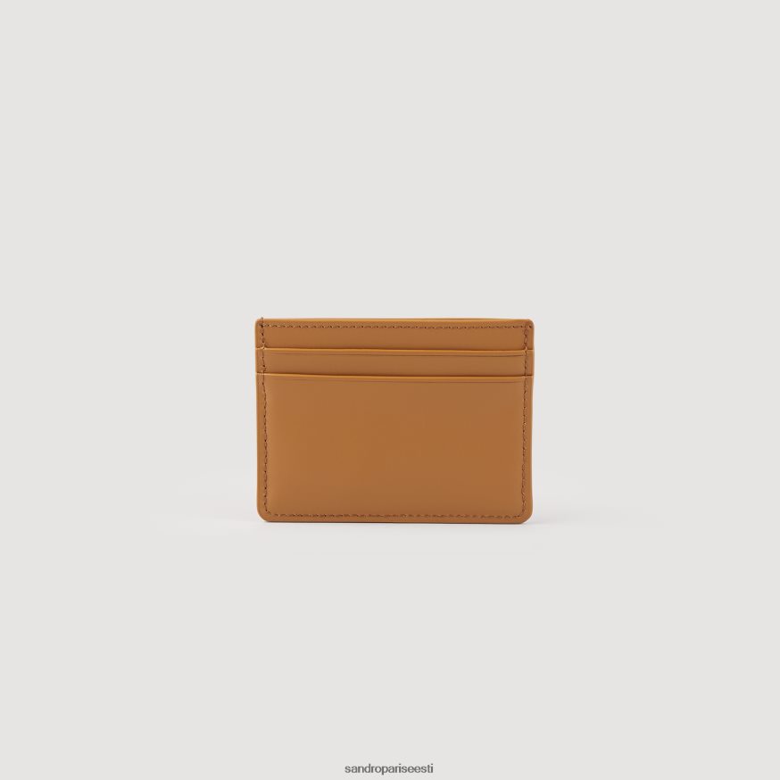 Sandro Paris tarvikud mehed siledast nahast kaardihoidja BN4RF540 kaamel