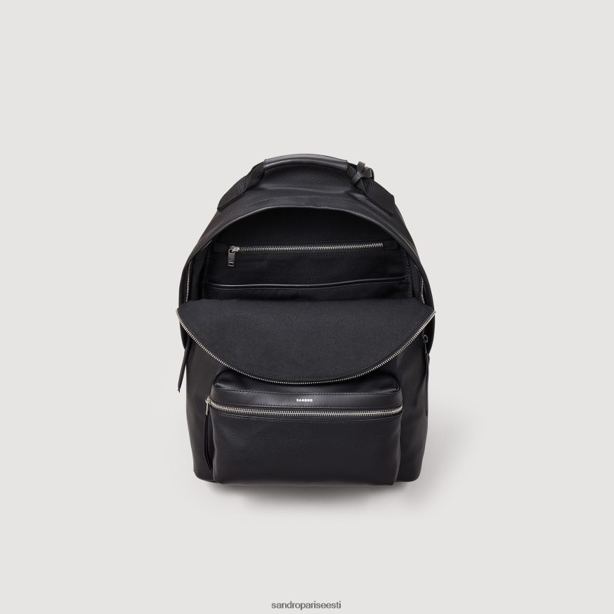 Sandro Paris tarvikud mehed kaetud lõuendist seljakott BN4RF841 must