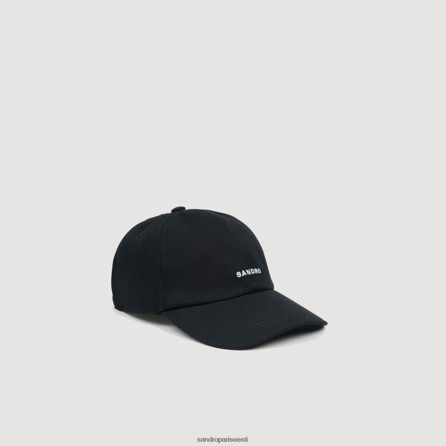 Sandro Paris tarvikud mehed tikitud kork BN4RF831 must